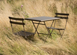 Rome Folding Bistro Set - Bronze bronze